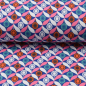 Preview: Kuschelsweat Retro - Blume 1